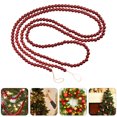 thumbnail image 3 of Xmas Tree Ornament Wood Bead String Xmas Garland Decor Christmas Adornment, 3 of 8