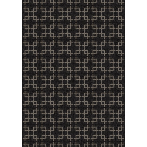 Milliken Imagine Area Rug URBANDALE MODERN BLACK Urbandale Modern 10 9 x 13 2 Rectangle