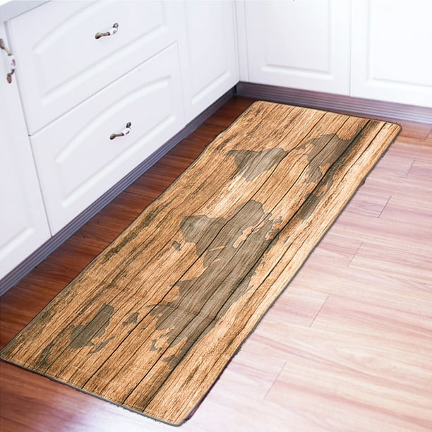 Kitchen Rug Large Hallway Carpet, Hardwood Floor Kitchen Rug