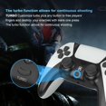 thumbnail image 3 of Controlador de juegos inalámbrico larytech para PS5, PS4 con turbo y paletas, 3 of 7