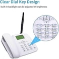 thumbnail image 5 of Home phone with 4G/5G SIM support; wireless GSM phone for home and office, 5 of 5