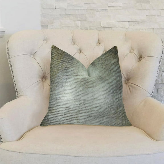 Plutus Alaskan Hawk Handmade Throw Pillow, (Double sided 20" x 30" Queen)