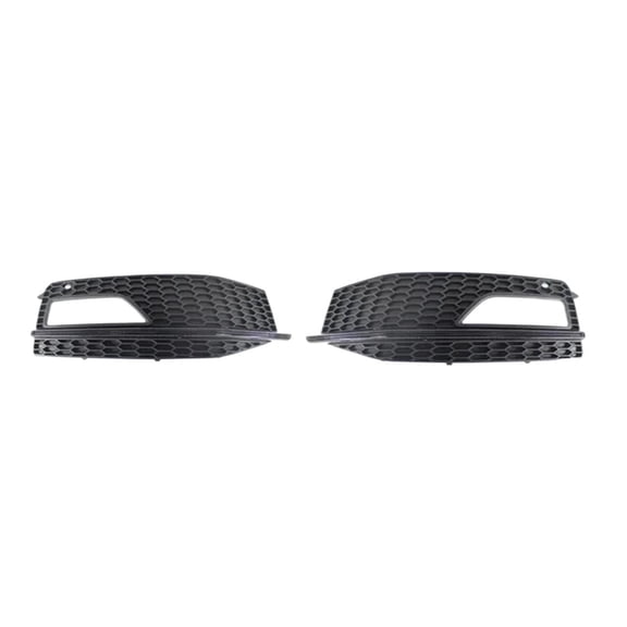 Fog Light Lamp Cover Grill For A-U-D-I A4 B8.5 S-Line S4 2012 2013 2014 2015 Honeycomb Mesh Front Bumper Grille RS4 Style 8K0807681