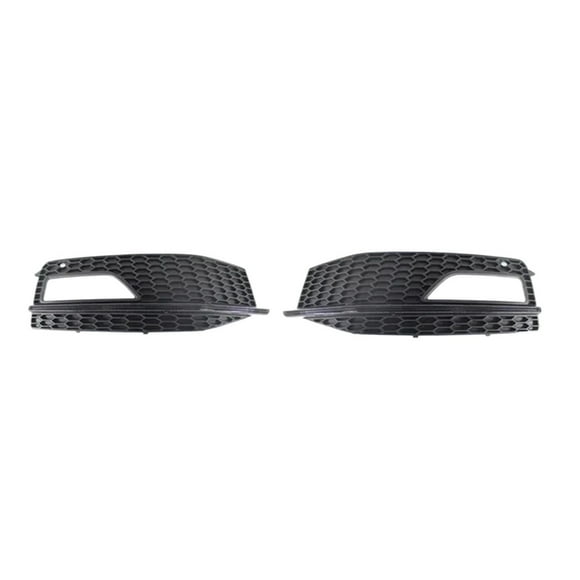 Grille de Couverture de Lampe Antibrouillard pour A-U-D-I A4 B8.5 S-Line S4 2012 2013 2014 2015 Grille de Pare-Chocs avant en Maille Nid d'Abeille Style RS4 8K0807681
