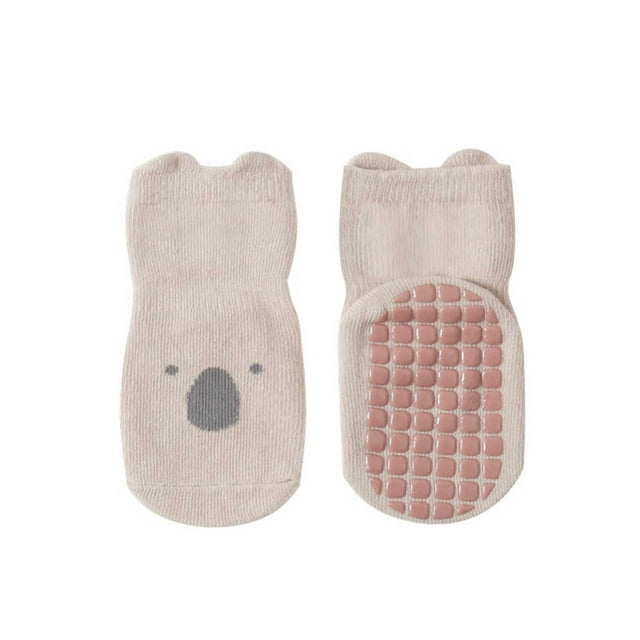 Girls Spring Autumn Season Floor Socks Combed Socks Walking Socks Cartoon Mid Calf Socks 0 5 Years Old Clothes