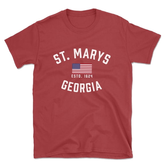 St. Marys Georgia Patriot Men's Cotton T-Shirt