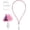 Nurse-pink02, variant on Retractable ID Badge Holder with Bling Neck Strap Lanyard, Bling Badge Reel with Clear Card Holder for Office Worker Teacher Doctor (Colored)
