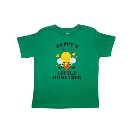 

Inktastic Cute Bee Pappy s Little Honeybee with Stars Gift Toddler Boy or Toddler Girl T-Shirt