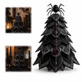 thumbnail image 2 of Halloween Table Decor Sewing Craft Kit Black Cat Tree 7.48 Inch 3D Quilted Patchwork Fabric DIY Set for Adults Beginners Holiday Home Party Decor Gift, 2 of 11
