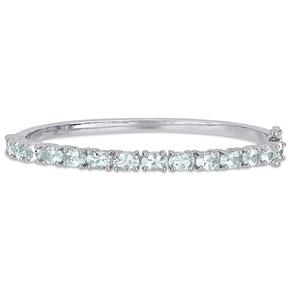 Everly Women's Aquamarine Sterling Silver Bracelet