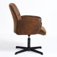 thumbnail image 4 of Homy Casa Adjustable Swivel Dining Chair for Dining Room Kitchen with Upholstery, Brown, 4 of 5