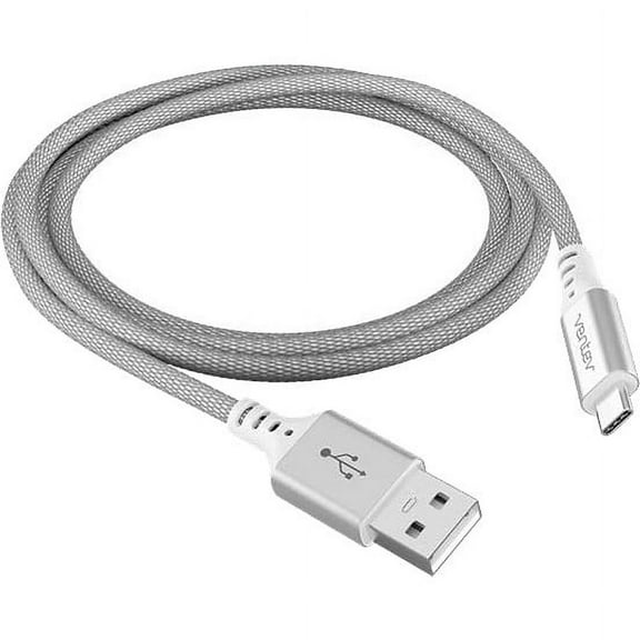 Ventev Chargesync Alloy Cable, Usb Type A-C, 4ft, Silver
