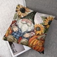 thumbnail image 7 of Ullo0ord Pumpkin Decor Pillow Covers Plaids Orange Pumpkin Sunflower Decorations Throw Pillow Cases Thanksgiving, 7 of 7