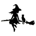 thumbnail image 1 of Decoraciones de Halloween, estaca metálica de bruja para exteriores, decoración para jardín, adorno para árbol, para fiestas en el jardín., 1 of 8