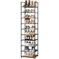thumbnail image 1 of Shoe Rack, Sturdy Shoe Organizer for Closet,Shoe Rack for Closets,Shoe Rack for Entryway,Shoe Storage,Shoe Shelf, Free Standing Shoe Racks(10 Tier), 1 of 7