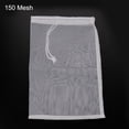 thumbnail image 3 of Uxcell 7.9"x5.9" 150 Mesh Nylon Strainer Paint Filter Bag for Filtering, 3 of 5