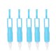 thumbnail image 1 of EeaseMX 5 piezas de insertador de aguja de coser, herramienta de enhebrado, accesorios para máquina de coser, para bricolaje en casa (azul), 1 of 7