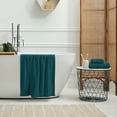 thumbnail image 5 of MALLONI HOME Ultra Soft 3 Pack Cotton Towel Set, Contains a Bath Towel 28x55 inch, a Hand Towel 16x24 inch & a Wash Coth 12x12 inch, Ideal Everyday use, Compact & Lightweight - Teal, 5 of 6