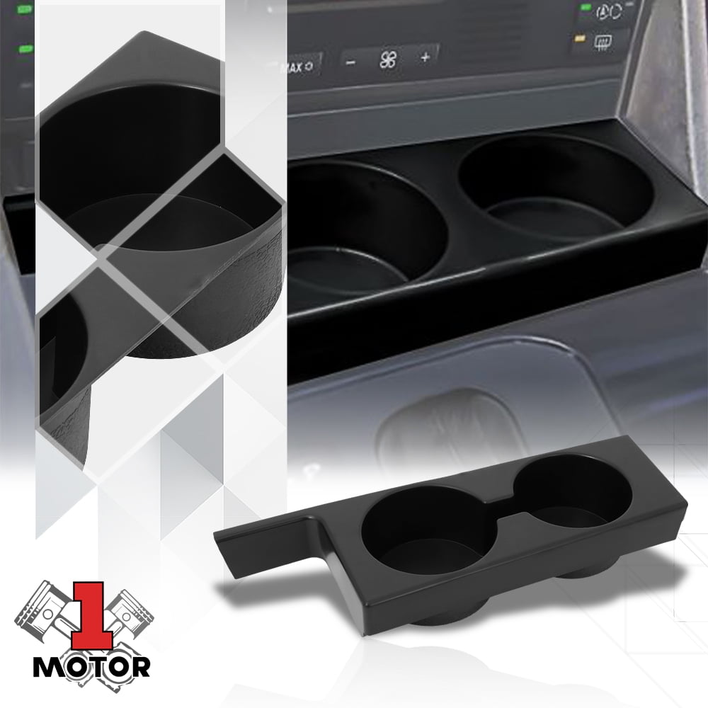 Center Console Lid Organizer Double Cup Holder Kit for 9703 BMW e39