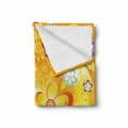 thumbnail image 2 of Floral Soft Flannel Fleece Blanket, Abstract Graphic Flowers Daisies Vibrant Colors Cheerful Spring Nature Illustration, Cozy Plush for Indoor and Outdoor Use, 50" x 70", Multicolor, by Ambesonne, 2 of 6