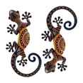 thumbnail image 1 of 2 Piezas de Decoración de Pared de Gecko en Metal para Y Jardines con Acabado a Mano Resistente a La Intemperie Ideal para Salas Y Terrazas, 1 of 9