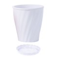 thumbnail image 1 of MesaSe Flower Pot Wavy Design Flower Plant Pot Automatic Absorbing Water Resin Tabletop Planter, 1 of 6