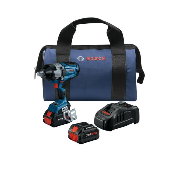Llave de impacto BOSCH GDS18V-1180CB28 PROFACTOR™ 18V con 2x8Ah
