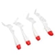 thumbnail image 3 of Señuelo de pesca de 4 Uds., cebo de pesca de simulación, PVC realista para lubina de agua dulce, pez mandarín, rojo y blanco, 3 of 8