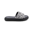 thumbnail image 2 of Aqua College Womens Simona Open Toe Cushioned Footbed Pool Slides, 2 of 3
