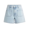 thumbnail image 4 of BUIGTTKLOP Womens Jean Shorts High Waisted Denim Shorts with Pockets Stretchy Summer Shorts, 4 of 7