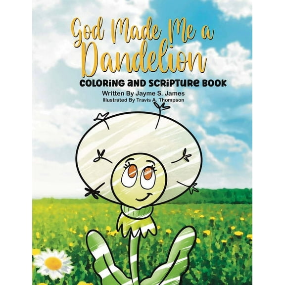 God Made Me a Dandelion Coloring and Scripture Book, (Paperback)