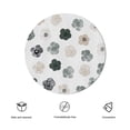 thumbnail image 3 of Eveokoki Abstract Simple Flowers Tablecloth Round Table Cloth 60 Inch Washable Waterproof Table Cover Tabletop Decoration for Restaurant, Picnic, Indoor and Outdoor Dining, 3 of 5