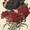 DogPainting, variant on Black Dog Floral Canvas Print, Wall Art for Living Room Bedroom Office Cafe Hallway Entryway Apartment