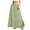 Green, variant on fheaev Flowy Boho Maxi Skirt for Women Trendy Drawstring High Waist Elastic A Line Pleated Ruffle Tiered Summer Casual Beach Long Skirts