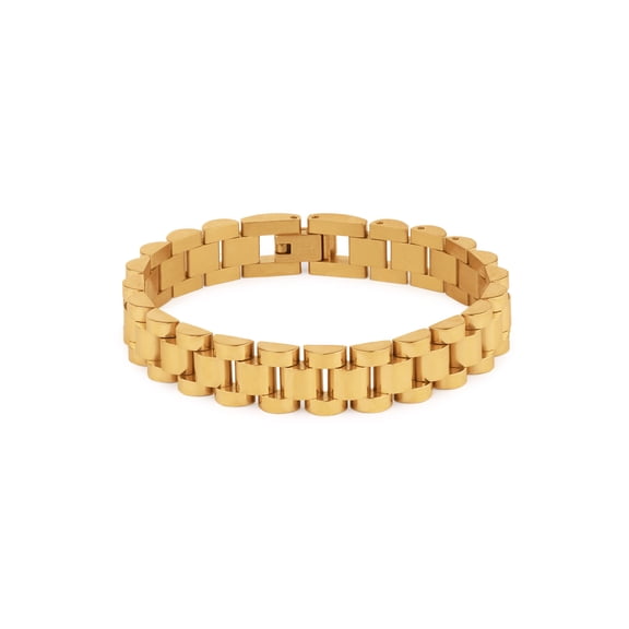 18kt Gold Plated Cuban Chain Bracelet