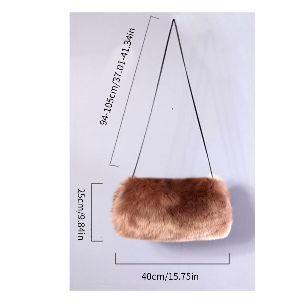 Furry Plush Hand Muffs for Women Girl Lightweight Thicken Faux Furs Warm Hand Muff Winter Outdoor Hiking Hand Warmers