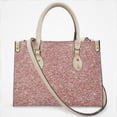 thumbnail image 2 of Rose Gold Pink Red Glitter Cross Body Bags For Women Small Leather Female Handbags Fashion Top-Handle Totes, 2 of 4