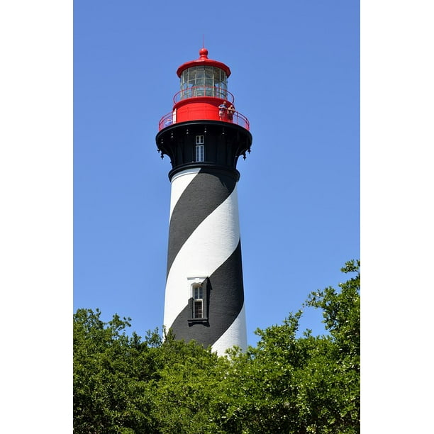 Peel N Stick Poster Of Landmark Lighthouse Usa St Augustine Florida Poster 24x16 Adhesive Sticker Poster Print Walmart Com