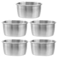 thumbnail image 1 of Miangastore Small Dishes for Dipping Sauce Stainless Steel 5Pcs 2.2In Diameter, 1 of 9