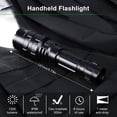 thumbnail image 5 of APLOS F01 LED Flashlights Rechargeable - 1200 Lumens Bright Flashlight, 5 Modes Powerful Emergency Flashlights, Mid-Size Tactical Flashlight High Lumens for Emergency Outdoor Home Camping Hiking, 5 of 8