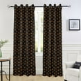thumbnail image 5 of Blackout Curtains Window Curtain for Bedroom Living Room 1 Panel 82"x42" Orange Halloween Pumpkin Face, 5 of 8