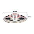 thumbnail image 2 of Unique Bargains Haut-Parleur Rond 1W 8 Ohms 57mm pour Audio DIY 2 Pcs, 2 of 3