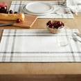 Better Homes & Garden Monday Plaid Fabric Placemat, Beige, 14"W x 20"L