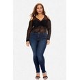 thumbnail image 4 of Fashion to Figure Women's Plus Size Lycra Beauty Premium Skinny Jeans - Size 16, 4 of 5
