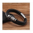 thumbnail image 3 of Pulsera Piel Xtellar Para Hombre De Cuero Con Hebilla Magnética, 3 of 4