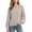 Khaki, variant on Women's Batwing Sleeve Horizontal Rib Knit Fall Winter Sweater, Boat Neck Puff Cuff Long Sleeve Casual Pullover Knit Tops for Women, Women's Khaki, Sizes S-2XL