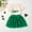 C-Green121, variant on JIAYUE Kids Spring Outfit St Patricks Day Sets For Girls Cartoon Print Short Sleeve Crew Neck Pullover T Shirt and Mesh Skirt Lovely For Child Casual Base Layer