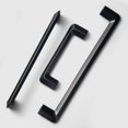 thumbnail image 4 of Goo-Ki Matte black Zinc Alloy Cabinet Handles - 7.56''( 192mm ) Hole Center Affordable Luxury Cabinet Pull Hardware for Bedroom, Kitchen, 10 Pack, 4 of 5