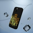 thumbnail image 5 of DistinctInk MagSafe Tough Case for Apple iPhone 14 Plus (6.7" Screen) - Too Many Kings Can Ruin An Army - Wireless Charging Compatible, 5 of 6