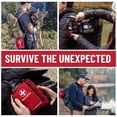 thumbnail image 5 of Surviveware Kit completo de primeros auxilios de supervivencia de 98 piezas, kit de emergencia médica para equipo de viaje, camping, artículos esenciales para el hogar y emergencias al aire libre, kit, 5 of 5